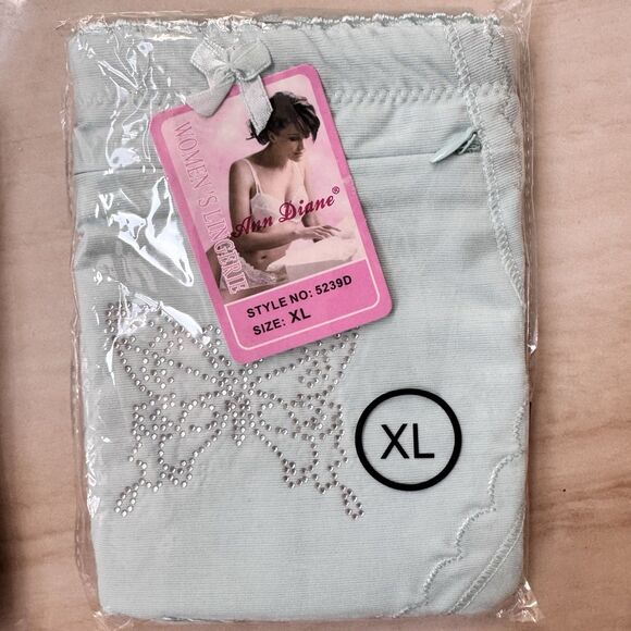 Lot of Ann Diane Women’s High Waist Cotton Briefs XL w/Hidden Pocket 4 Colors - Picture 16 of 16